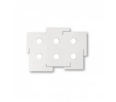 Ideal lux totem - lámpara de techo 6 luces blanca