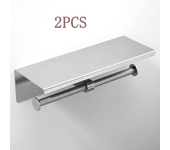 Auralum max 2pcs puerta de papel con perforado para el baño superior - acero inoxidable 304, - doble pared cepillado puerta enrollable para el baño