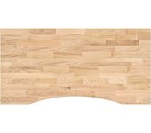 Tablero escritorio rectangular madera maciza roble sin tratar