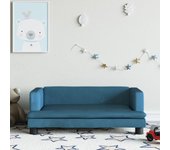 Maison exclusive - sofá para niños de terciopelo azul 80x45x30 cm
