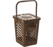 Cubo de basura ecoplus 10 l con asa perforada