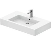 Duravit vero lavabo de muebles 85cm, con rebosadero, con banco para grifo, 1 grifo, 0329850000, color: blanco