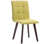 Silla miller en tejido cappuccino verde