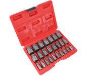 Extractores tornillos 25 pz, hexagonal, tornillos dañados, original.