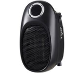 Abrila termoventilador cerámico malasia negro de 500 w (16x12x9 )