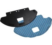 Vhbw placa base de montaje compatible con ecovacs deebot ozmo 930 robot aspiradora, robot limpiador, aspirador - tapa para suelo