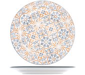 Confección 6 platos gres/gres capri plano cm26,5 h&h