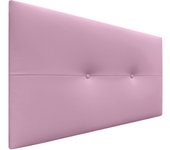 Dhome cabecero de polipiel pro cabeceros cabezal tapizado cama lujo (rosa, 105cm)