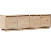 Mueble tv | mueble de salón | mesa de tv de madera maciza de pino 156x37x45 cm cfw42220