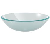 Lavabo de vidrio templado 42 cm esmerilado