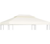 Maison exclusive - cubierta de repuesto de cenador crema blanco 310 g/m² 3x4 m