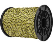 Polywire para cerca eléctrica, alambre para cerca eléctrica, conductividad eléctrica fuerte, cuerda ligera y portátil para cerca eléctrica para ganado