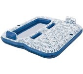 Bestway colchoneta hinchable doble comfort plush 204x188 cm playa y piscina 43653