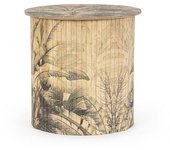 3x mesa de madera d.40x40h
