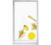 Estor estampado easyfix - estor sin herramientas tamaño 80x150 - estor sin taladro color citron | blindecor