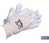 Guante piel vacuno dorso descub. t-10