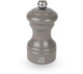 Peugeot - macinapepe bistro 10 cm - classica regolazione della macinatura - in legno con sigillo pefc - prodotto in francia - colore grigio talpa