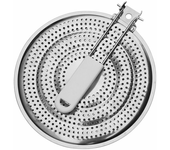 Disipador de calor de acero inoxidable especial para estufa de gas de 21 cm.