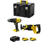 Stanley fatmax kit svk208 (sfmcd711 + sfmcs300 + 2 x 2,0 ah + cargador + tstak vi)