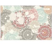 Alfombra vinilo arabesca colorida 220 x 146cm