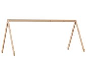 Techo de cama infantil madera maciza pino 209x95,5x88 cm