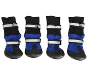 4 piezas de zapatos para perros, botines impermeables para perros, botas de nieve para perros, transpirables
