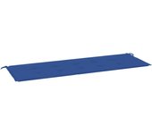 Cojín de banco de jardín tela oxford azul 150x50x3 cm