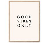 Cuadro good vibes only
