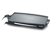 Parilla eléctrica de mesa xxl, severin, parrilla eléctrica antiadherente, kg 2397