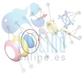 Lente transparente + junta de proyector extraplano astralpool