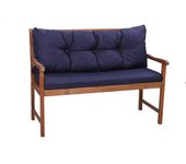 Cojín de banco 160x60x50cm, cojín de exterior/interior, cojines para columpio de jardín azul oscuro, cojín de asiento, cojín de respaldo