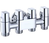 Válvula divisora de cuatro vías para lavadora silver