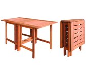 Consola plegable de madera maciza 130x60xal72 cm multiposición impression hanoi