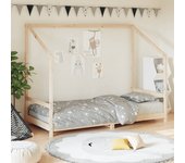 Maison exclusive - estructura de cama para niños madera maciza de pino 90x200 cm