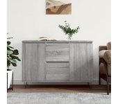 Aparador | aparador de comedor | armario de cocina de madera de ingeniería gris sonoma 104x35x70 cm cfw44172