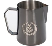 Jarra para espumar leche, jarra para espumar leche de 600 ml, jarra para espumar leche de acero inoxidable