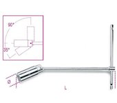 Llaves at con vaso articulado para bujias 20.8 957 - beta tools 09570001