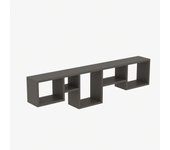 Estante de pared amanos antracita