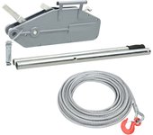 Cabrestante de elevación con cable de 1600 kg vidaxl
