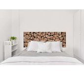 Pegatina decorativa de cabecera, foto de bush buche real effect, 83 cm x 160 cm