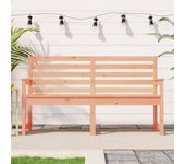 Vidaxl banco de jardín madera maciza douglas 159,5x48x91,5 cm