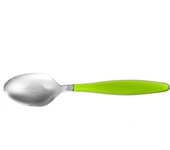 6x cucharillas dama inox y plástico verde cm20, marca h&h