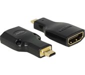 Adaptador delock micro-hdmi-d macho a hdmi-a hembra adaptador