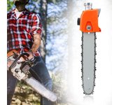 Cabezal de motosierra para cortar ramas de árboles de 28 mm de alto, herramienta de poda, accesorios para cortacésped (