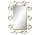 Espejo de pared dkd home decor negro dorado 70 x 2 x 100 cm vintage - marca: dkd home decor - ean: 8424001812196