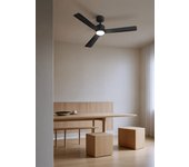 Wind modern - ventilador de techo 40w ø132 cm silencioso con luz led , wifi y mando a distancia