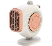Mini calentador de espacio usb portátil de 24 v (blanco), mini calentador eléctrico usb para oficina, coche, interior, oficina, calentador de ventilad