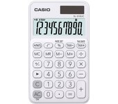 Calculadora casio de bolsillo sl-310uc-we blanca, pantalla de 10 dígitos