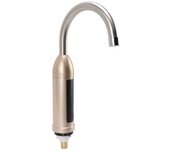 Grifo con calentador de agua instantáneo de 3000w, grifo de agua fría y caliente giratorio eléctrico de acero inoxidable, enchufe estadounidense de 11