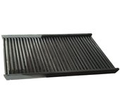 Parrilla para barbacoa de carbón, carbón vegetal y leña: 70 cm de largo x 55 cm de ancho.